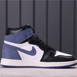 Air Jordan 1 High "Blue Moon" 555088-115 Modrá Bílá Černá