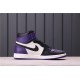 Air Jordan 1 Court Purple 555088-501 Fialová Černá Bílá