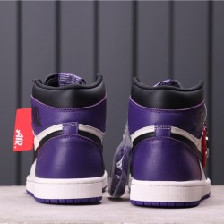 Air Jordan 1 "Court Purple" 555088-501 Fialová Černá Bílá