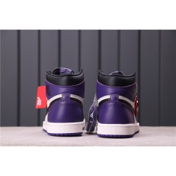 Air Jordan 1 "Court Purple" 555088-501 Fialová Černá Bílá