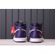 Air Jordan 1 Court Purple 555088-501 Fialová Černá Bílá