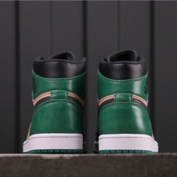 Air Jordan 1 High AH7389-203 růžová černá Zelená
