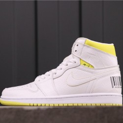 Air Jordan 1 High "First Class Flight" 555088-170 Bílá žlutá