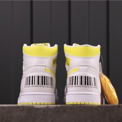 Air Jordan 1 High "First Class Flight" 555088-170 Bílá žlutá