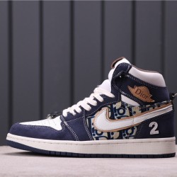 Air Jordan 1 "Satin Snake" CN8607-004 Modrá