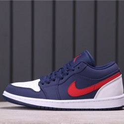 Air Jordan 1 Low "Navy University Red" CZ8454-400 Bílá Modrá červená