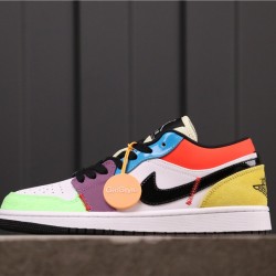 Air Jordan 1 Low "Multicolor" CZ3572-104 Bílá Zelená černá žlutá