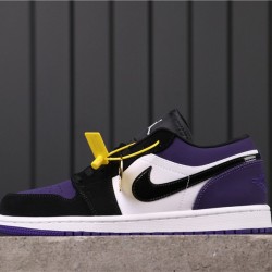 Air Jordan 1 Low "Court Purple" 553558-125 Purple White Black