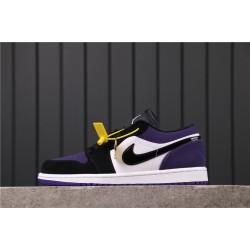 Air Jordan 1 Low "Court Purple" 553558-125 Purple White Black