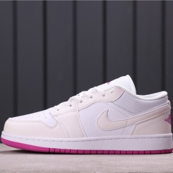 Air Jordan 1 Low "Court Purple" 555112-iD Bílá Fialová