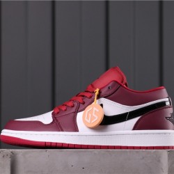 Air Jordan 1 Low "Noble Red" 553558-604 červená Bílá černá