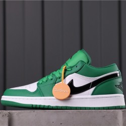 Air Jordan 1 Low "PINE GREEN" 553558-301 Zelená Bílá černá