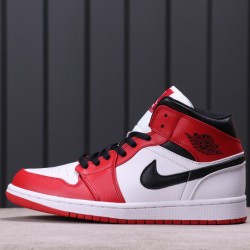 Air Jordan 1 Mid "Chicago" 554726-173 červená Bílá černá