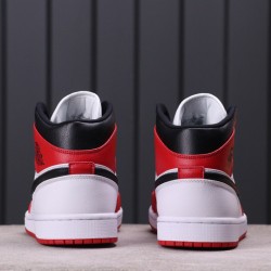 Air Jordan 1 Mid "Chicago" 554726-173 červená Bílá černá