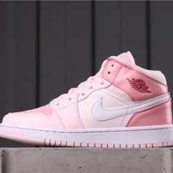 Air Jordan 1 Mid "Digital Pink" CW5379-600 Růžová Bílá