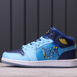 Air Jordan 1 Mid "FLY Blue" BV7446-400 Modrý