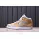 Air Jordan 1 Mid Barely Volt DA4666-001 žlutá šedá