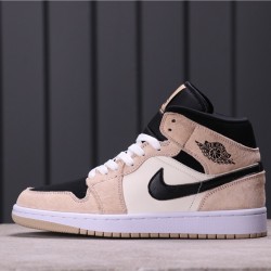 Air Jordan 1 Mid "Euro Tour" BQ6472-800 Růžová Bílá Černá