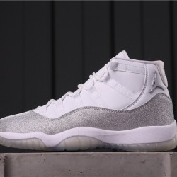 Air Jordan 11 "Metallic Silver" AR0715-100 Bílá šedá