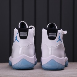 Air Jordan 11 "Legend Blue" 378037-117 Bílá Modrá