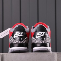 Air Jordan 3 "Red Cement" CK5692-600 červenošedá