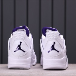 Air Jordan 4 "Court Purple" T8527-115 White Purple