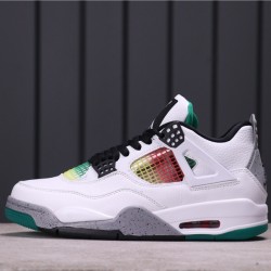 Air Jordan 4 "Rasta" AQ9129-100 Bílá Zelená