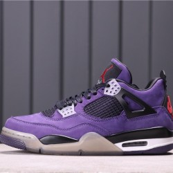 Travis Scott x Air Jordan 4 "Purple" 308497-510 Purple Black