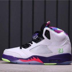 Air Jordan 5 "Alternate Bel-Air" DB3335-100 White Purple Black