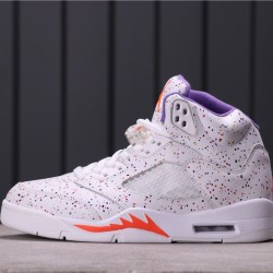 Air Jordan 5 GS "Easter" CT1605-100 White Purple