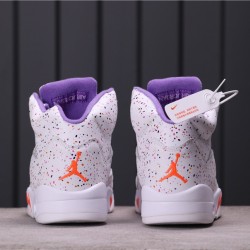 Air Jordan 5 GS "Easter" CT1605-100 White Purple