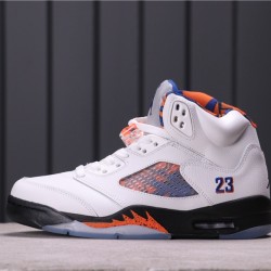 Air Jordan 5 "International Flight" 136027-148 Bílá Černá Oranžová