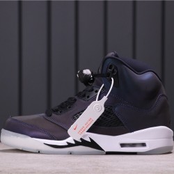 Air Jordan 5 "Oil Grey" CD2722-001 Dark Purple White