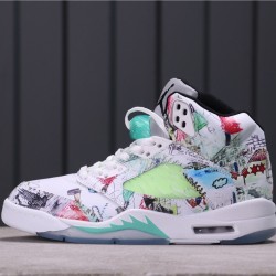 Air Jordan 5 "Wings" 3M AV2405-900 Bílá Zelená Modrá