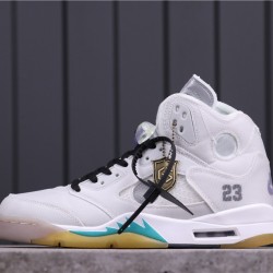 OFF-WHITE x Air Jordan 5 CT8480-105 White Yellow