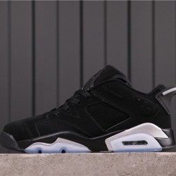 Air Jordan 6 Low "Chrome" 304401-003 černá Bílá