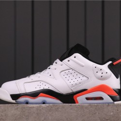 Air Jordan 6 Low "White Infrared" 304401-123 White Black