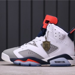 Air Jordan 6 "Tinker" 384664-104 Bílá šedá