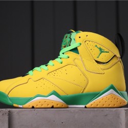 Patta x Air Jordan 7 OG SP "Oregon Ducks" AT3375-300 žlutozelená