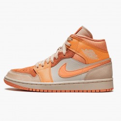 Dámské/Pánské Nike Jordan 1 Mid Apricot Orange Apricot Agate Terra Blush DH4270-800 obuv