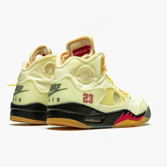 Pánské Nike Off-White x Air Nike Jordan 5 Retro Sail DH8565-100 obuv